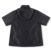 SAINT VANITY Embroidered Sporty Zipper Short-sleeved Jacket